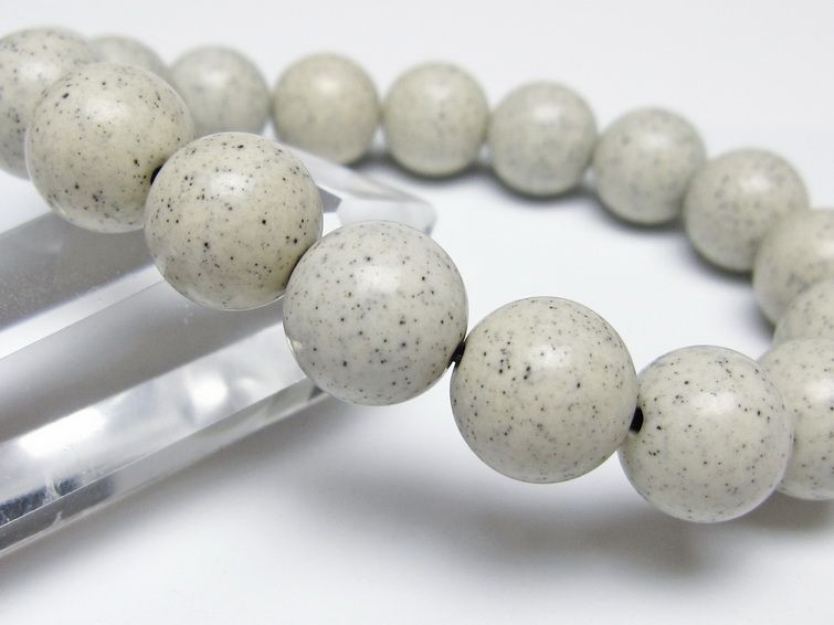 北投石 ブレスレット 12mm 一点物 メール便可 111-50163