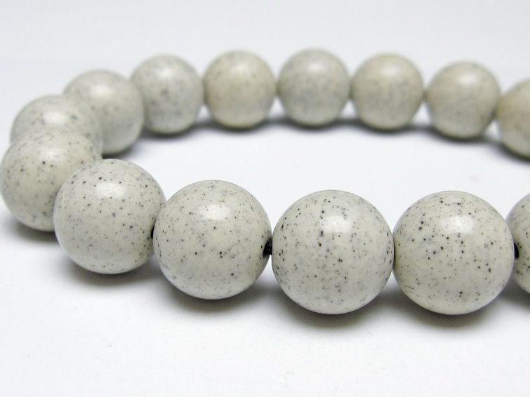 北投石 ブレスレット 12mm 一点物 メール便可 111-50165