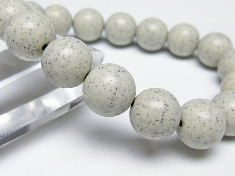 北投石 ブレスレット 12mm 一点物 メール便可 111-50166