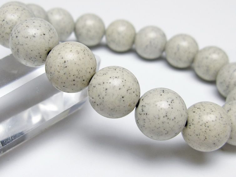 北投石 ブレスレット 12mm 一点物 メール便可 111-50169