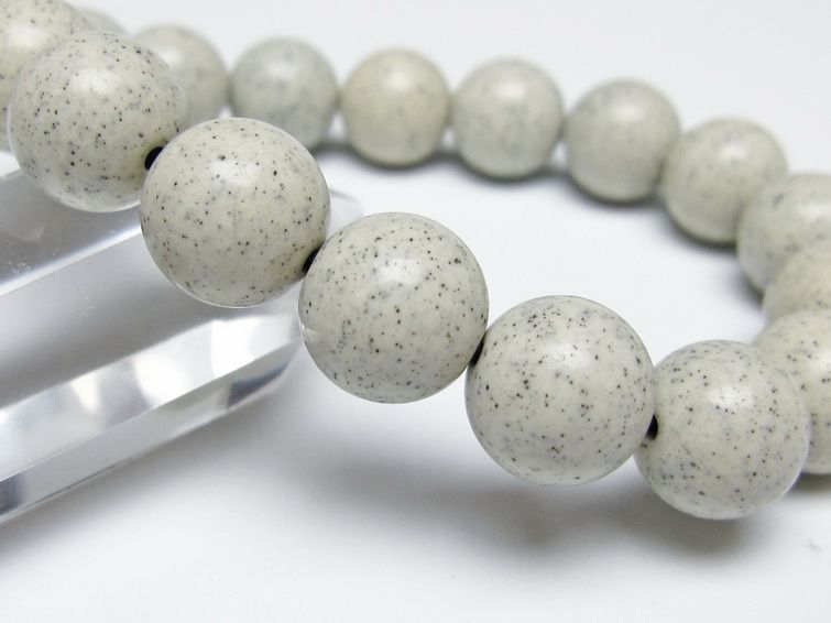 北投石 ブレスレット 12mm 一点物 メール便可 111-50177