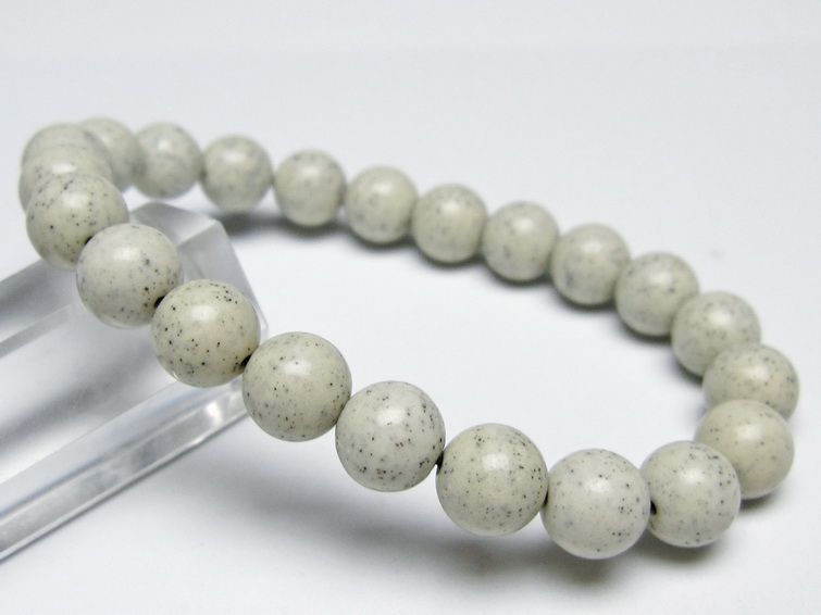 北投石 ブレスレット 9mm 一点物 メール便可 111-50301