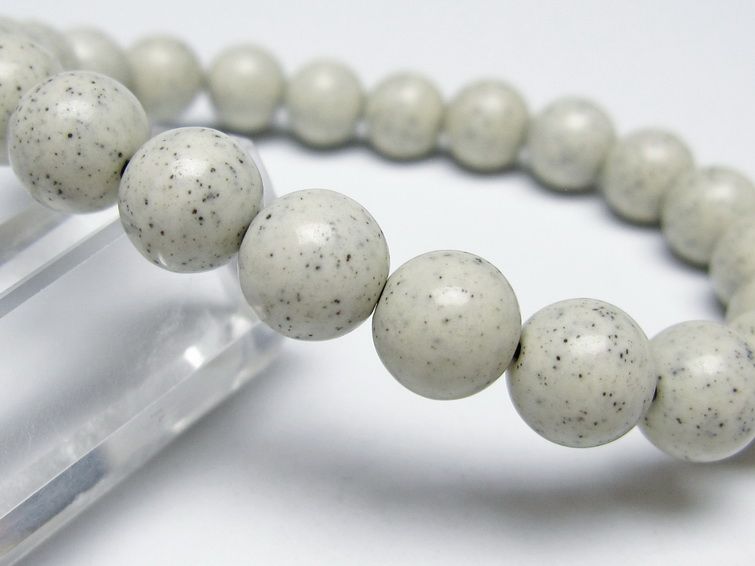 北投石 ブレスレット 9mm 一点物 メール便可 111-50302