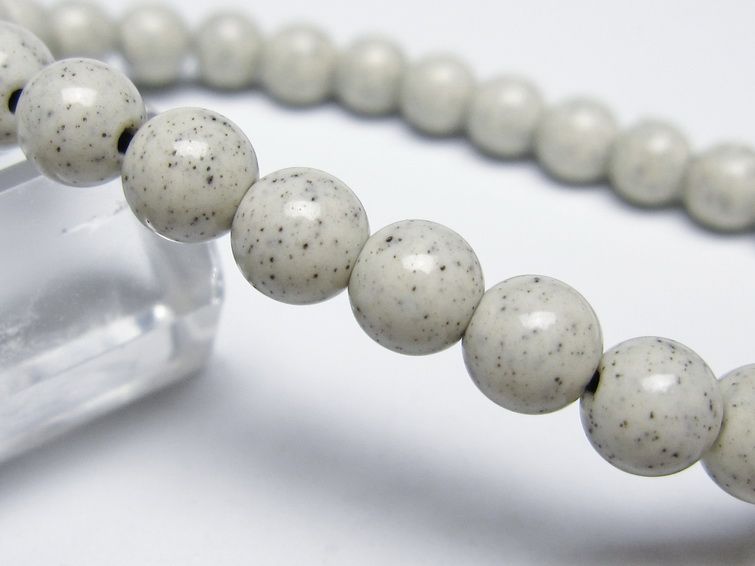 北投石 ブレスレット 6mm 一点物 メール便可 111-50348