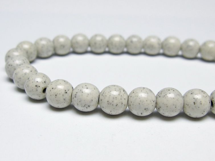 北投石 ブレスレット 6mm 一点物 メール便可 111-50351 [sold out]