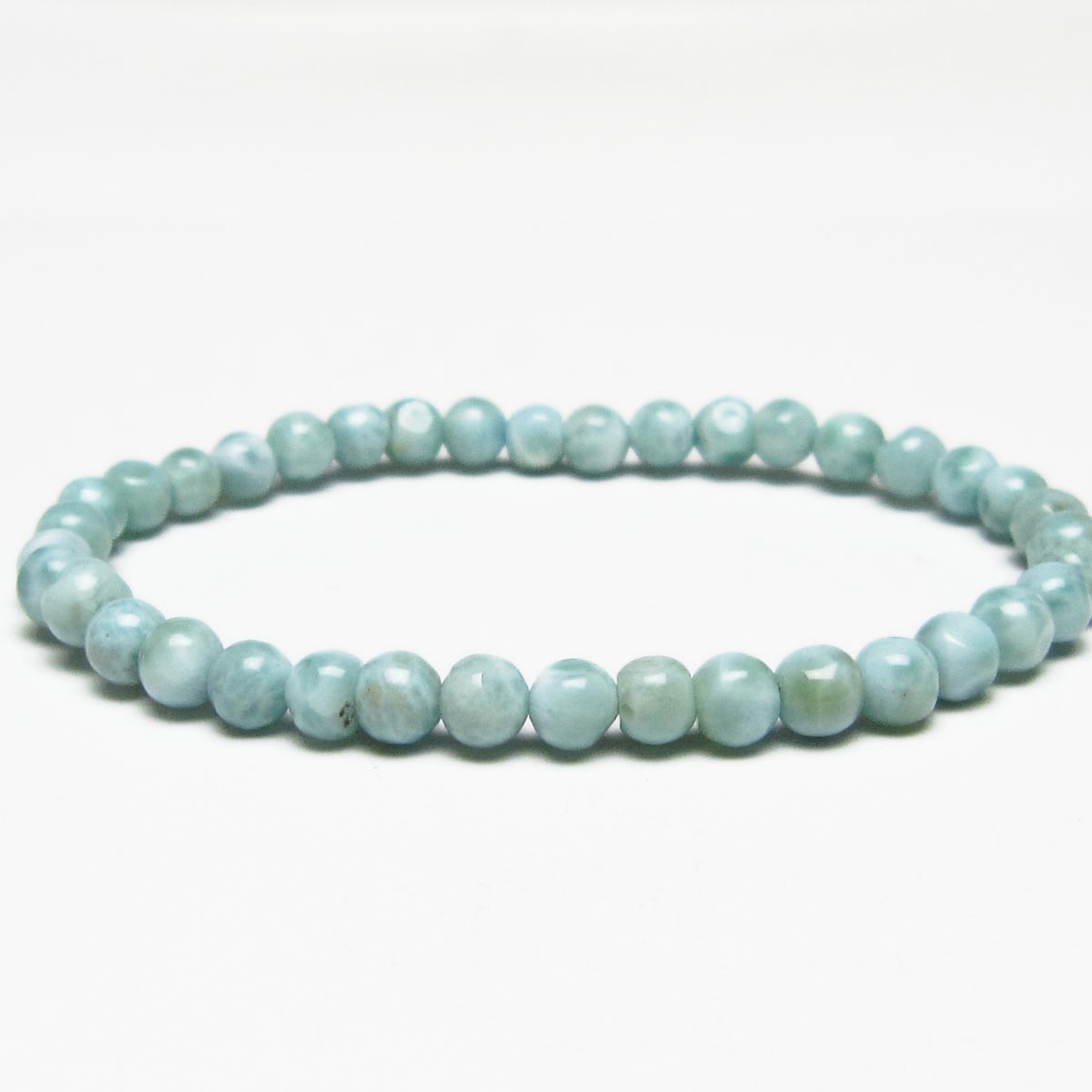 ラリマー ブレスレット 5mmメール便可 一点物 111-50893