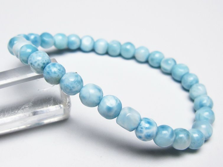 ラリマー ブレスレット 6mm 一点物 111-51028