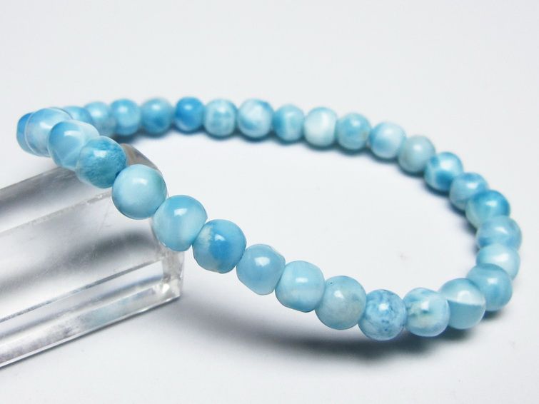 ラリマー ブレスレット 6mm 一点物 111-51032
