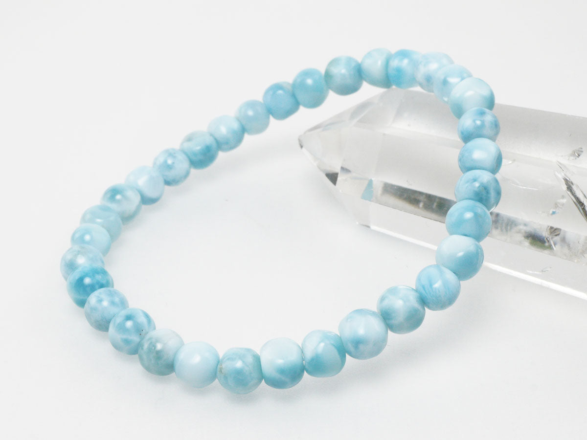 ラリマー ブレスレット 6mm 一点物 111-51032