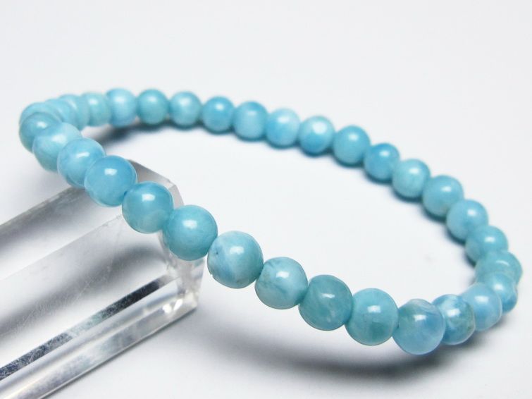 ラリマー ブレスレット 6mm 一点物 111-51033