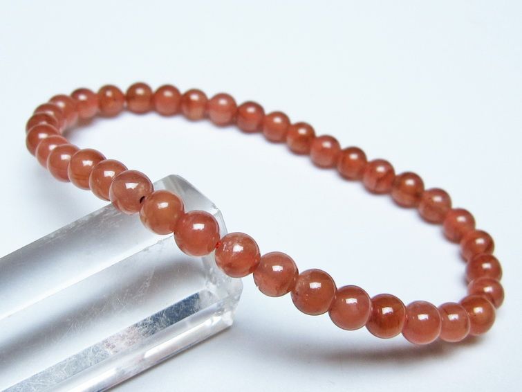 インカローズ ブレスレット 5mm メール便可 一点物 111-51187