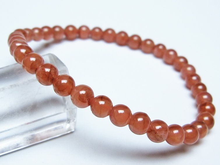 インカローズ ブレスレット 5mm メール便可 一点物 111-51189