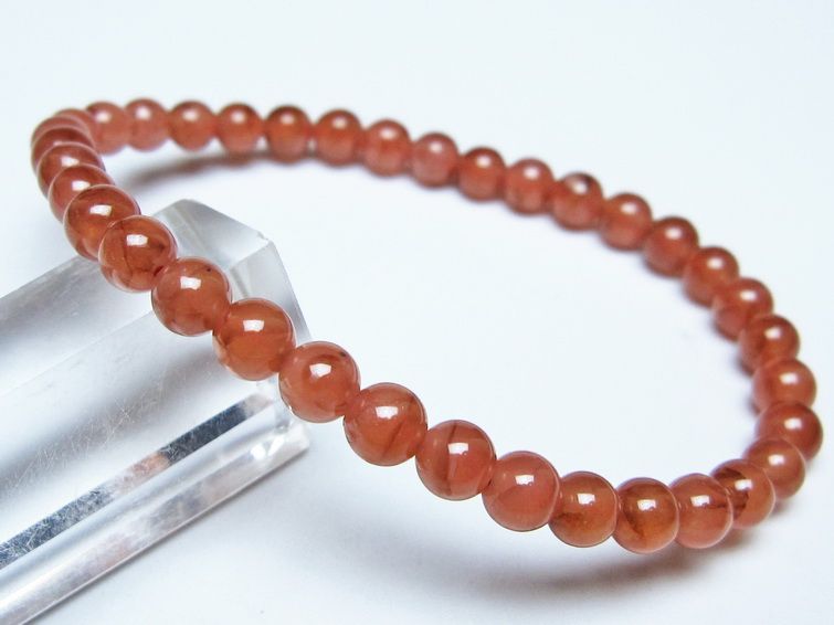 インカローズ ブレスレット 5mm メール便可 一点物 111-51190