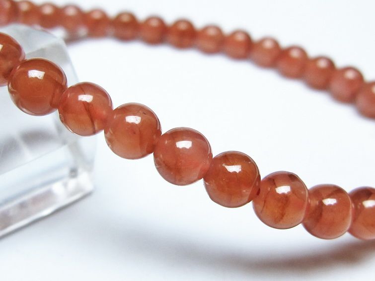 インカローズ ブレスレット 5mm メール便可 一点物 111-51191