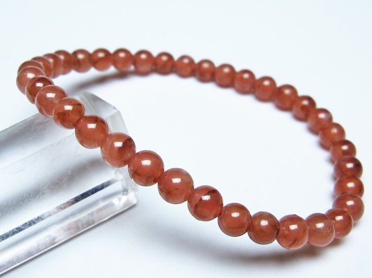 インカローズ ブレスレット 5mm メール便可 一点物 111-51193