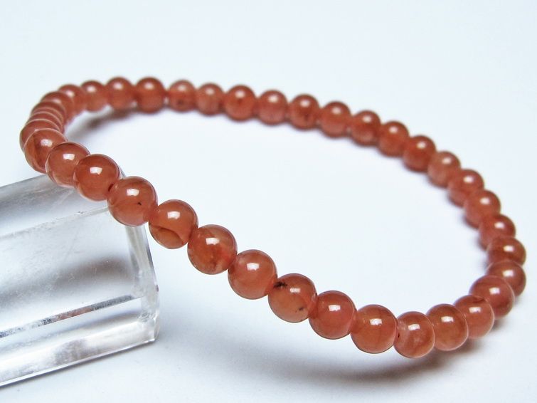 インカローズ ブレスレット 5mm メール便可 一点物 111-51194