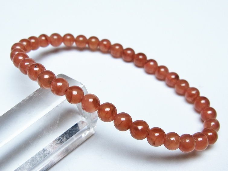 インカローズ ブレスレット 5mm メール便可 一点物 111-51195