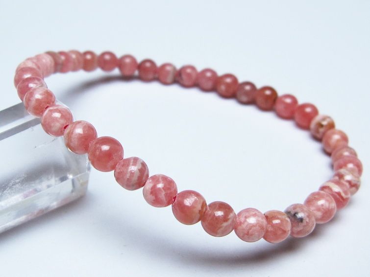 インカローズ ブレスレット 5mm メール便可 一点物 111-51322
