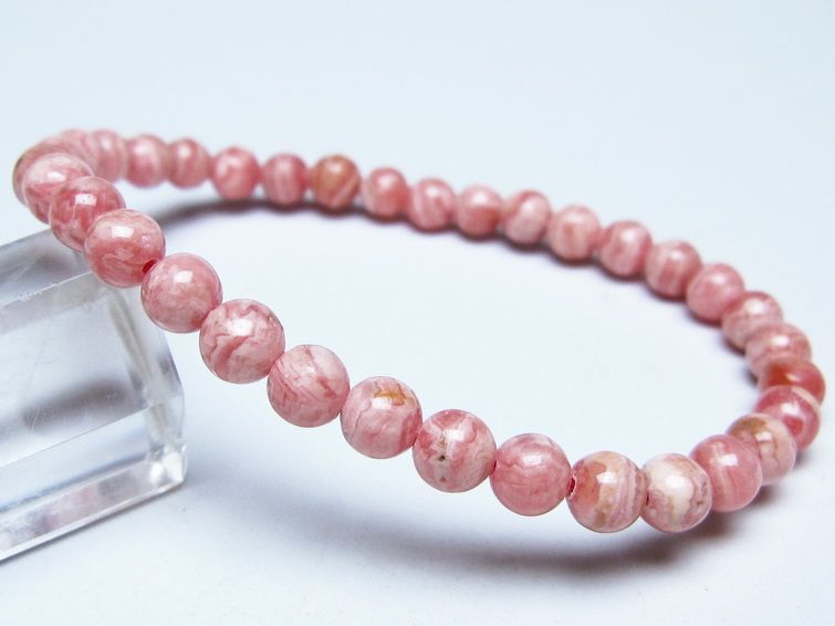 インカローズ ブレスレット 5mm メール便可 一点物 111-51332