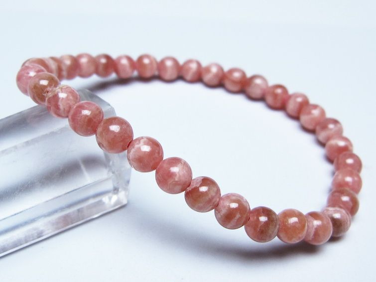 インカローズ ブレスレット 5mm メール便可 一点物 111-51397