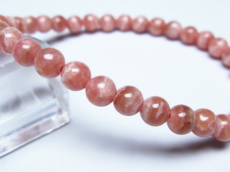 インカローズ ブレスレット 5mm メール便可 一点物 111-51397