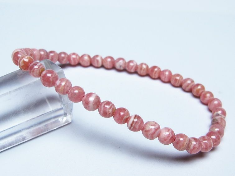 インカローズ ブレスレット 5mm メール便可 一点物 111-51419