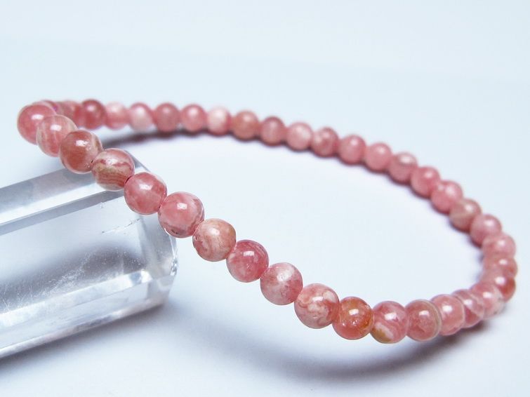 インカローズ ブレスレット 5mm メール便可 一点物 111-51429