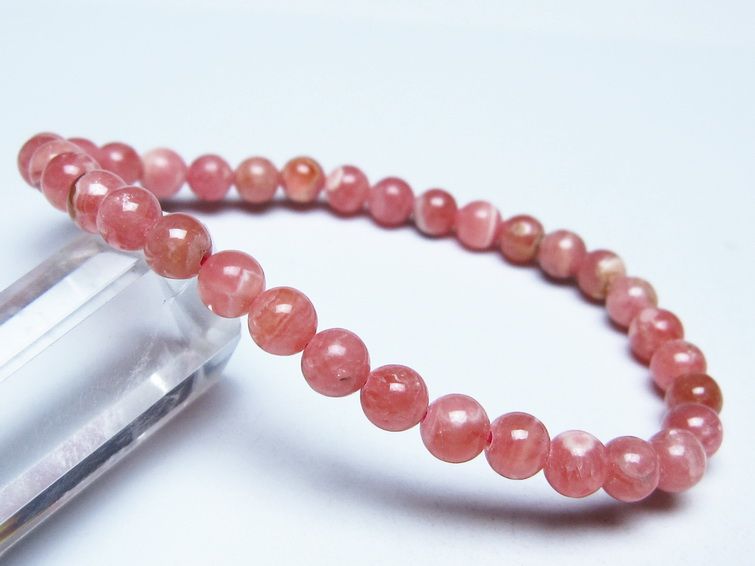 インカローズ ブレスレット 5mm メール便可 一点物 111-51452