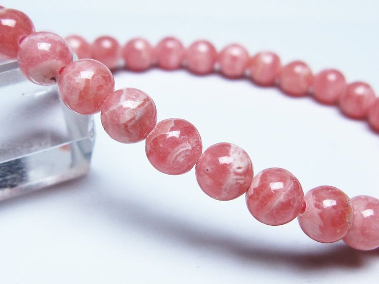 インカローズ ブレスレット 6mm メール便可 一点物 111-51461