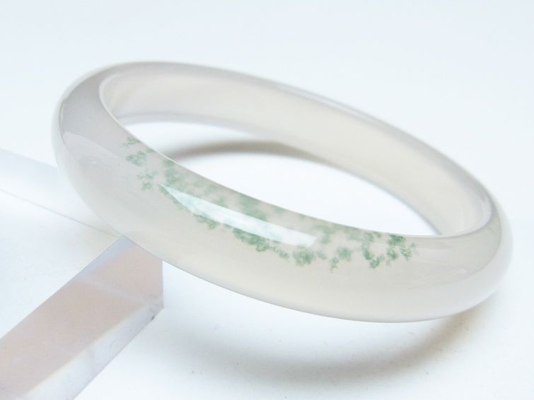 アゲート バングル モスアゲート メール便可 一点物 111-53313