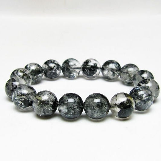 ブラックエレスチャルクォーツ ブレスレット 13mm 一点物 111-54121