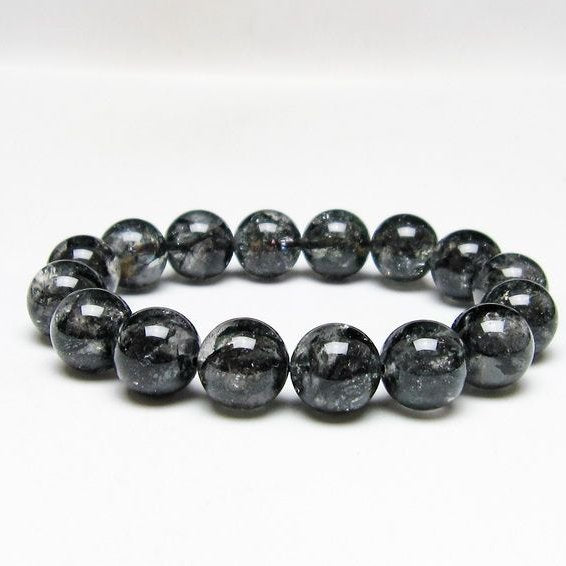 ブラックエレスチャルクォーツ ブレスレット 13mm 一点物 111-54153