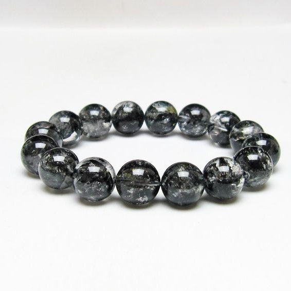 ブラックエレスチャルクォーツ ブレスレット 13mm 一点物 111-54180