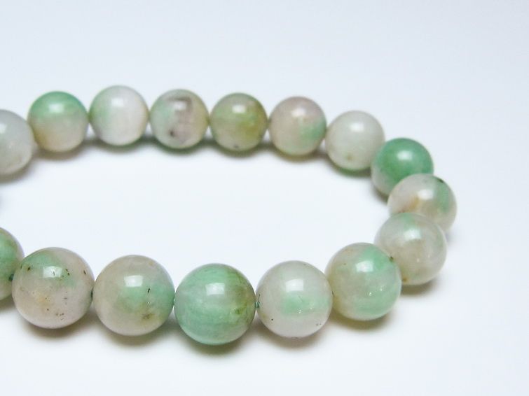 エメラルド ブレスレット 12mm 一点物 111-55833