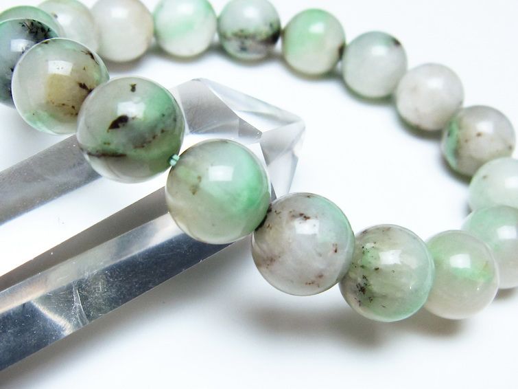 エメラルド ブレスレット 12mm 一点物 111-55843