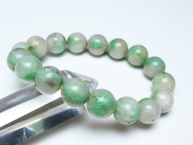 エメラルド ブレスレット 12mm 一点物 111-55856