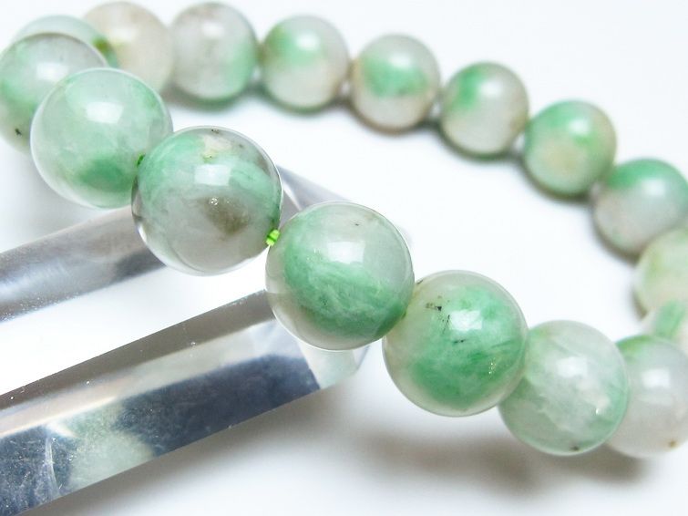 エメラルド ブレスレット 12mm 一点物 111-55856