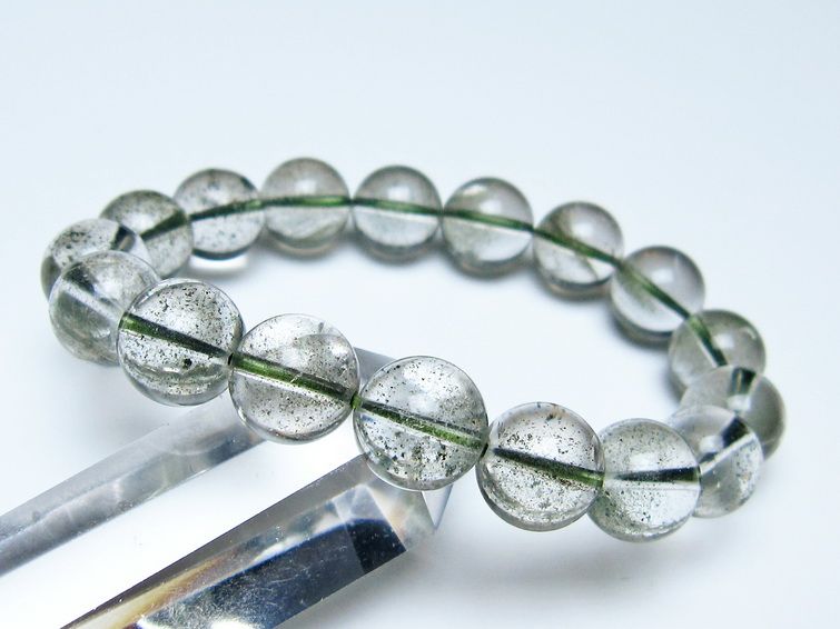 グリーンファントム ブレスレット 12mm メール便可 一点物 111-56241