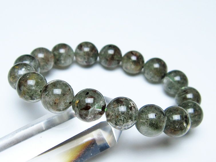 グリーンファントム ブレスレット 12mm メール便可 一点物 111-56293