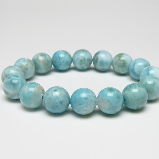 ラリマー ブレスレット 13mm 一点物 111-56420