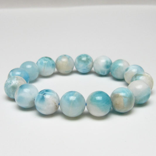 ラリマー ブレスレット 13mm 一点物 111-56421