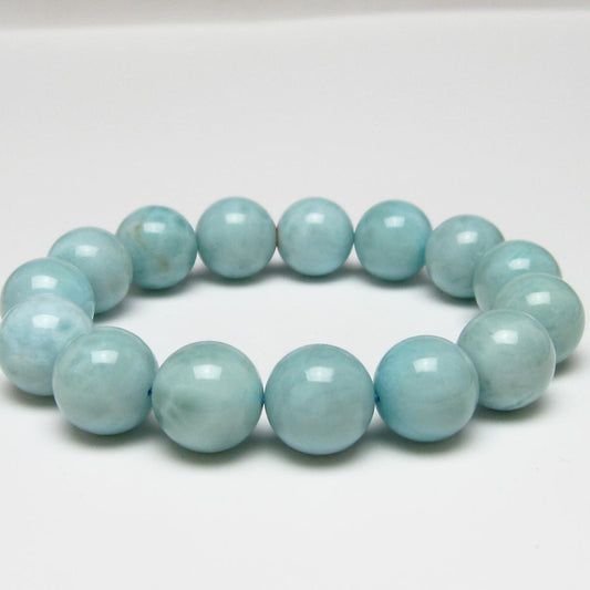 ラリマー ブレスレット 14mm 一点物 111-56423