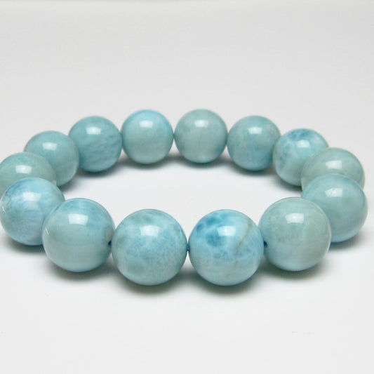 ラリマー ブレスレット 16mm 一点物 111-56426