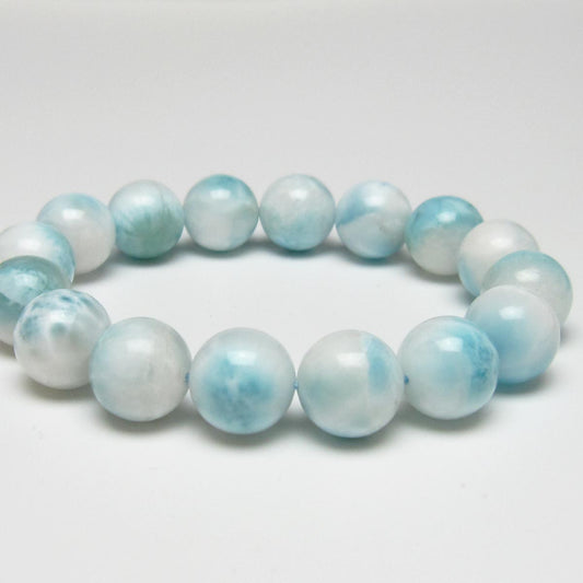 ラリマー ブレスレット 14mm 一点物 111-56429