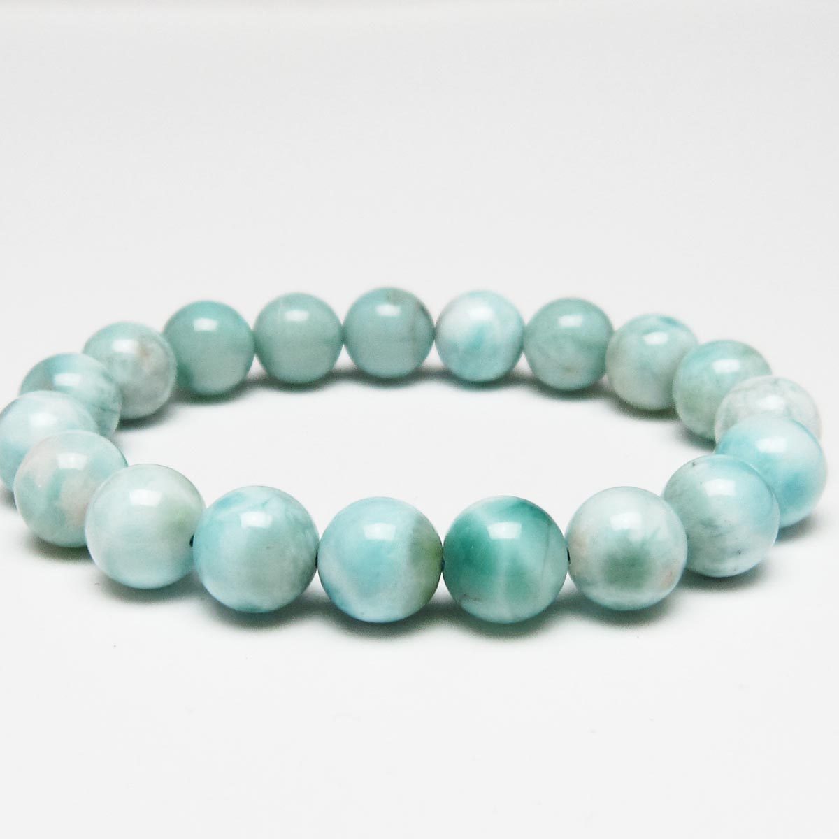 ラリマー ブレスレット 10mm 一点物 111-56433