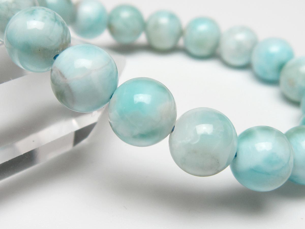 ラリマー ブレスレット 10mm 一点物 111-56433
