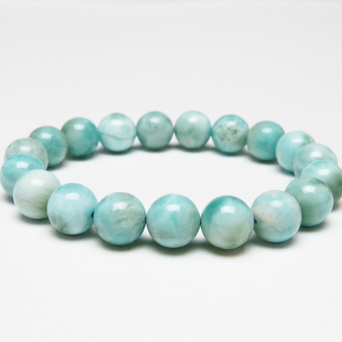 ラリマー ブレスレット 10mm 一点物 111-56445