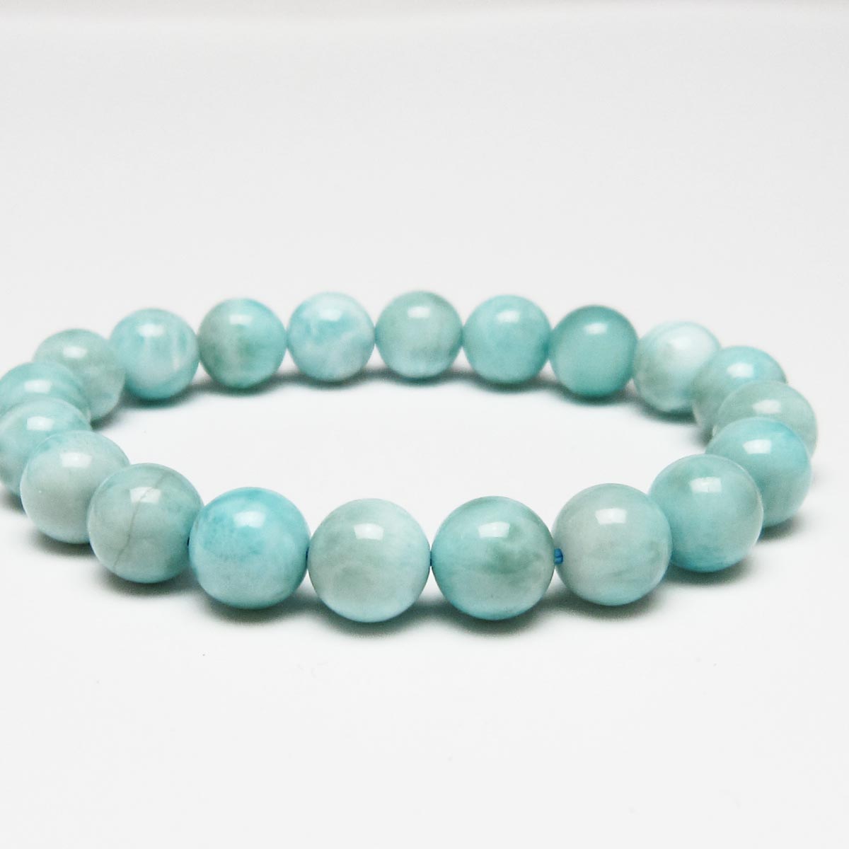 ラリマー ブレスレット 10mm 一点物 111-56446