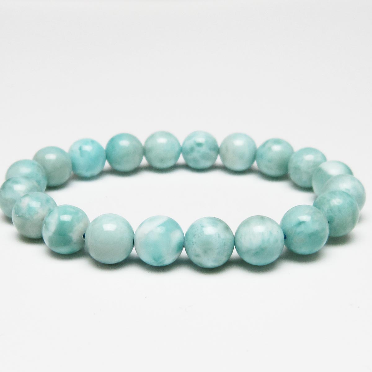 ラリマー ブレスレット 10mm 一点物 111-56447