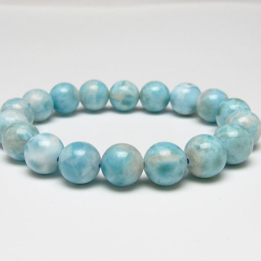 ラリマー ブレスレット 12mm 一点物 111-56452